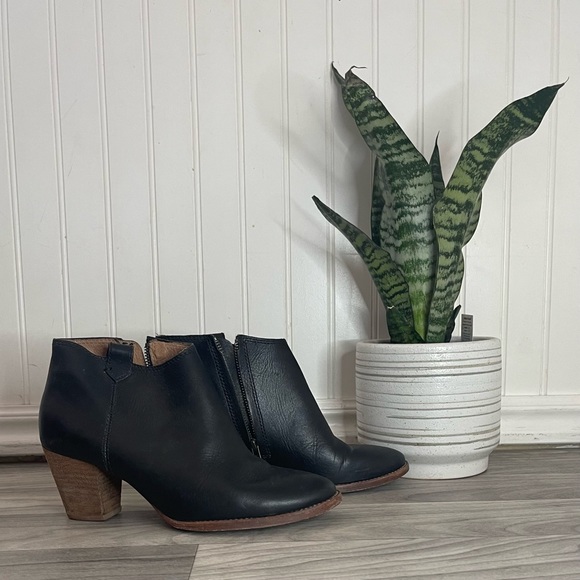 Madewell Billie Black Ankle Booties 7.5 - Picture 1 of 10